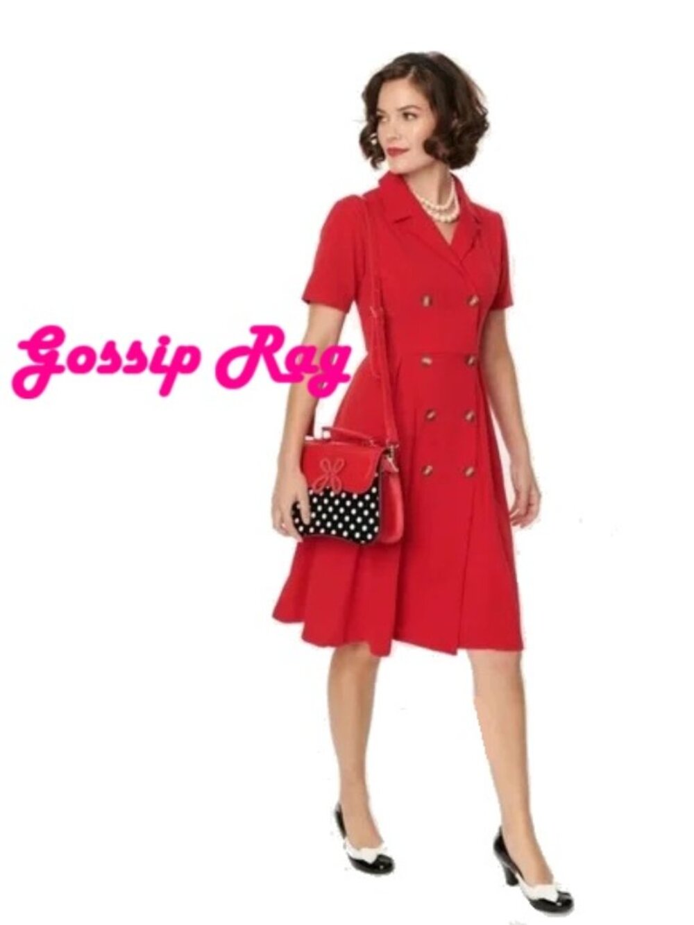 unique vintage red blazer midi dress size medium